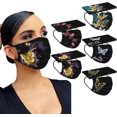 thumbnail image 1 of HUGFEGWE 50 Pcs Butterfly Disposable Face_Masks for Adults,Breathable Disposable Facemasks with Butterflies Designs CJB91-40412, 1 of 7