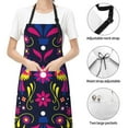 thumbnail image 5 of Rateoe Colorful Mexican Aprons with Pocket,Men Womens Aprons Waterproof Adjustable Cooking Aprons for Kitchen Gardening and Salon, 5 of 7