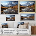 thumbnail image 4 of Designart "Majestic Peaks in Scenic Splendor" Landscapes Floater Framed Canvas Art Print, 4 of 7