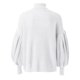 thumbnail image 3 of Gibobby SuéTer Mujer Invierno de cuello para mujer, manga larga de murciélago, dobladillo asimétrico, suéter informal, tops de punto(Blanco,G), 3 of 5