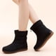thumbnail image 2 of NECHOLOGY Botas Mujer Zapatos Botines mujer Botas de nieve cálidas para mujer, botas planas, zapatos informales, suela a la , botas para mujer, zapatos, botas antiesquí para el suelo (Black, 7), 2 of 7