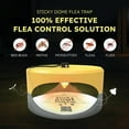 Aspectek Sticky Dome Flea Bed Bug Trap with 2 Glue Discs 1 Pack