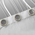 thumbnail image 4 of jejeloiu Abstract Geometric Striped Curtains Pack of 2 (42x84 Each) For Boys,Gray Abstract Lines Curtains Blackout For Kids, 4 of 7