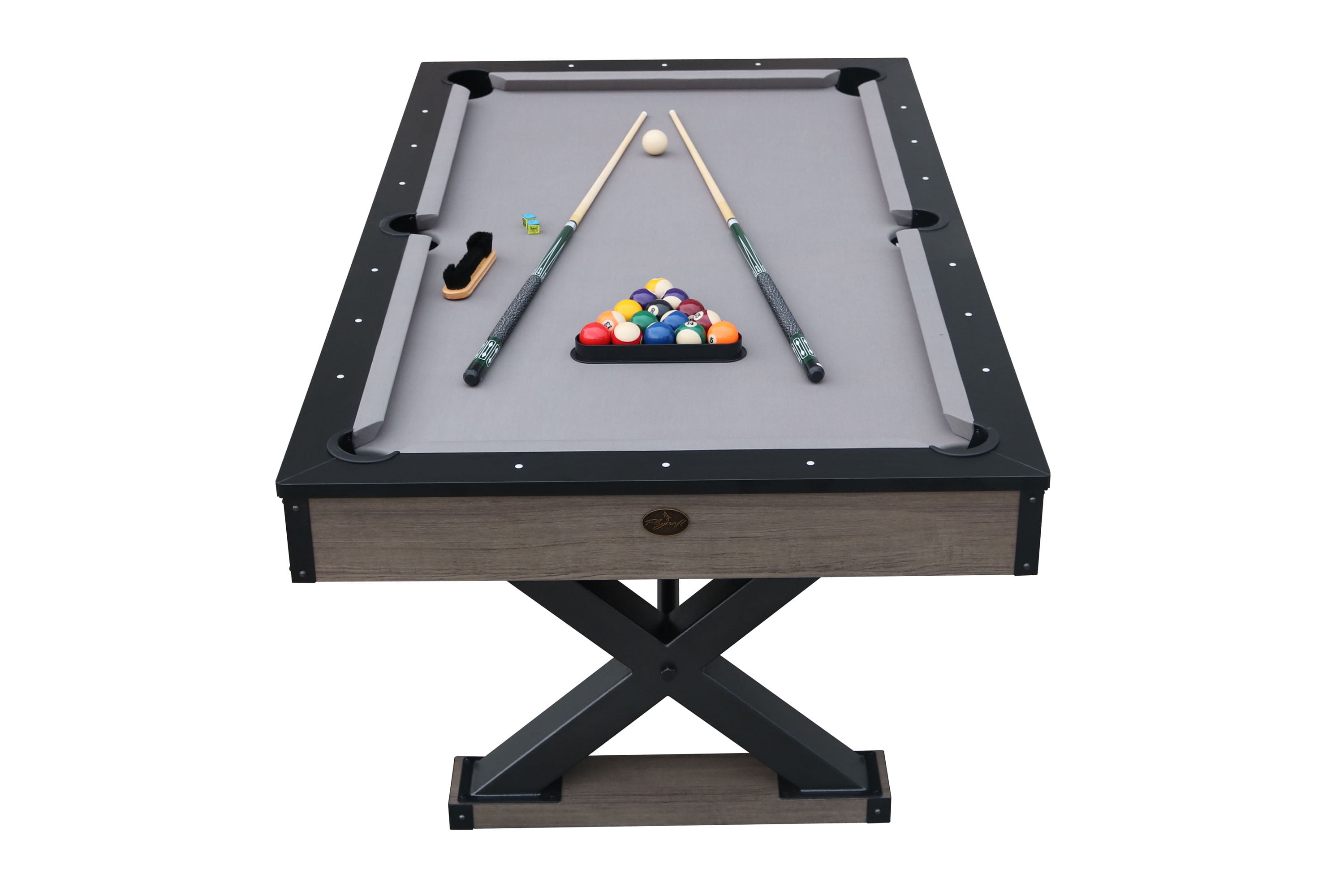 7ft Pro-Am Pool Table in Black – D&L Billiards