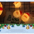 thumbnail image 4 of Luces Navideñas Luces de Cuerdas Interiores Cálidas de LED Decoraciones Navideñas de Nieve de Papá Noel Luces Impermeables de Papá, 4 of 4