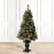 thumbnail image 5 of Árbol de Navidad Glitzhome flocado de 1,2 m con luces y decoración, 5 of 9