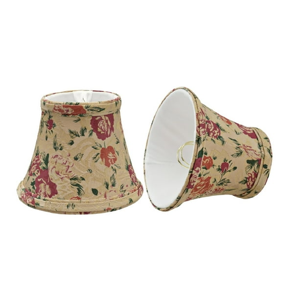 Aspen Creative Corporation 5'' Fabric Bell Candelabra Shade (Set of 2)