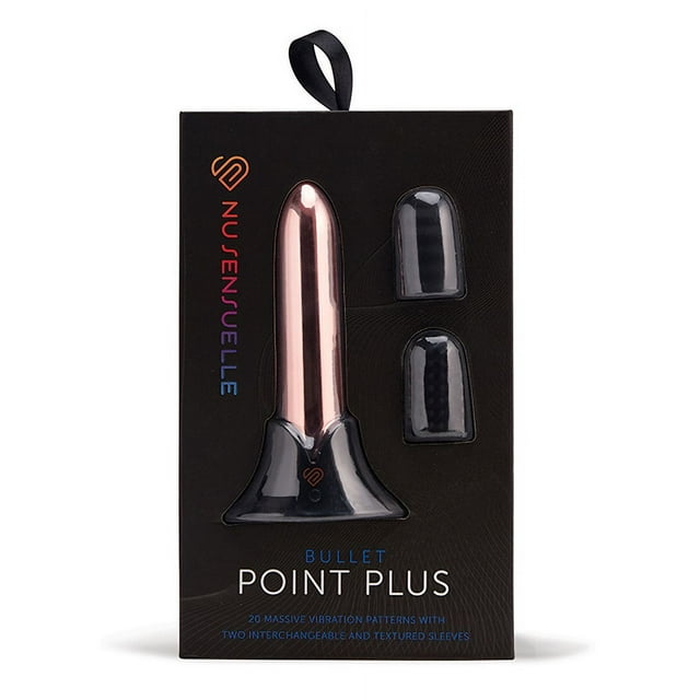 Nu Sensuelle Balle Vibrante Rechargeable Point Plus, Or Rose