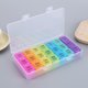 thumbnail image 2 of 21 rejillas dispensador de medicina ABS cajas de almacenamiento portátiles para suplementos de medicina, 2 of 9