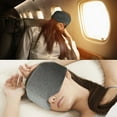 thumbnail image 3 of Cotton Sleep Cover Blackout Comfortable Eye Cover For Sleeping Adjustable Blinder Blindfold Airplane With Travel Pouch, 3 of 8