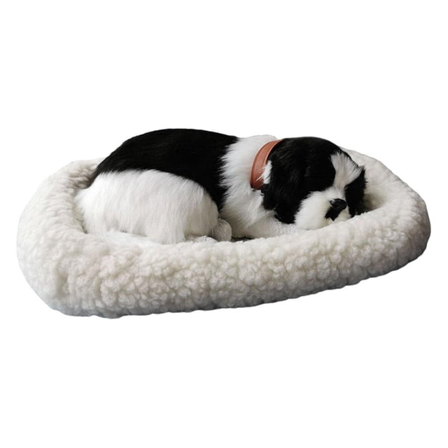 Peluche para dormir, juguetes de peluche, de simulación, lindo regalo Border collie Zulema Gato durmiendo respirando