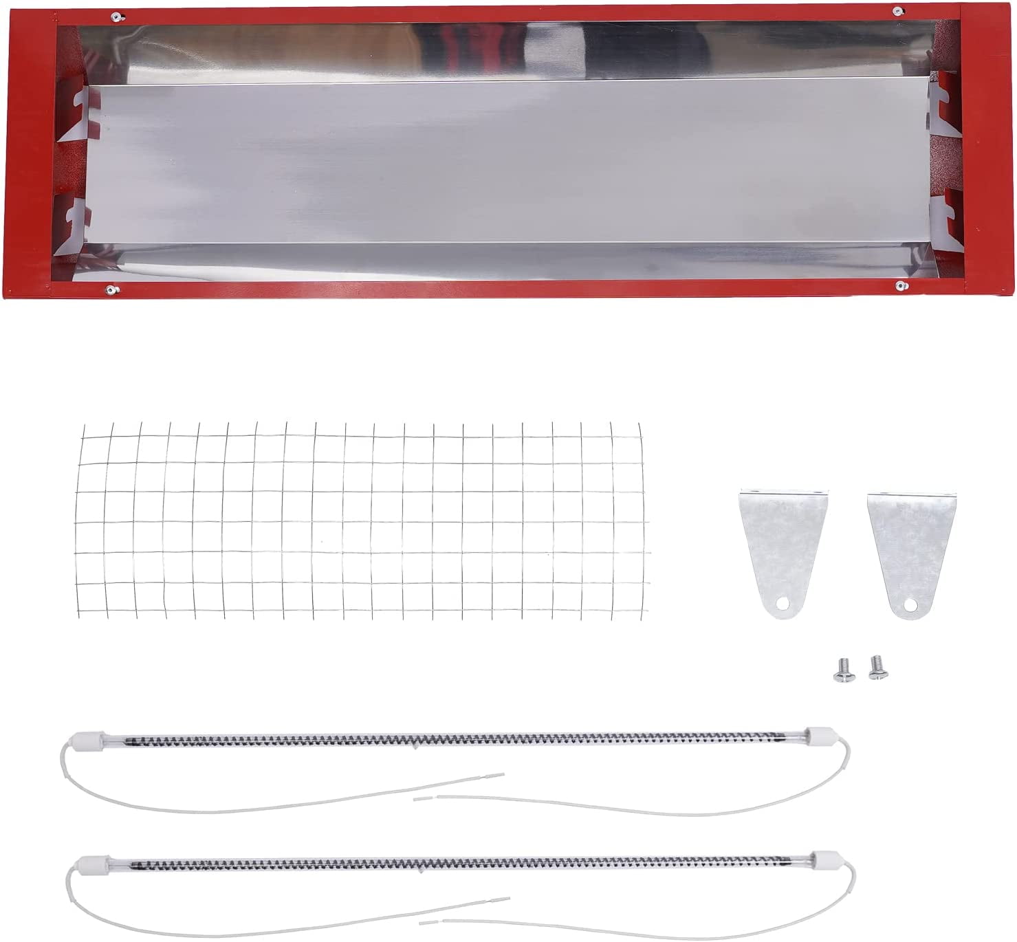 Miumaeov 1 Set Baking Infrared Paint Curing Lamp 2000W Heater Lamp 110V for Automotive Spray Booths Far Infrared Radiation Heating