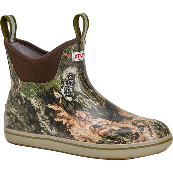 Botas Ankle Deck Xtratuf para hombre Mossy Oak Country DNA Sz 13
