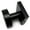 Black, variant on Villar Home Designs Door Knob Dream Black Passage 2 Pack