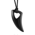 thumbnail image 1 of Men's Adjustable Necklace with Striking Wolf Fang Pendant and, 1 of 3