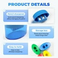thumbnail image 4 of 1 Pcs Pencil Sharpeners with Lid, Dual Holes Compact Colored Handheld Pencil Sharpener, Colored Handheld Sharpener Suitable for Men Women Home Office (Ellipse), 4 of 7