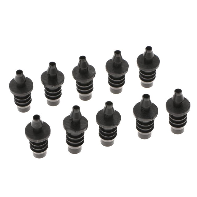 10pcs Tapones de Cierre de Ranura Final para Tubo Tubería de Riego por Goteo Sunnimix Conecte la válvula de riego
