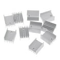 thumbnail image 3 of De Enfriamiento 10x, 20x15x11 Mm Aluminio Disipador Disipador rmico Del Enfriador De Alta Potencia, Amplificador, CPU Pta Macarena Refrigerador del disipador de calor de aluminio, 3 of 8