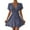 Navy90#, variant on Jzuxvd Women's Plus Size Wrap V Neck Short Sleeve Ruffle Hem A Line Short Dress Pink XXL
