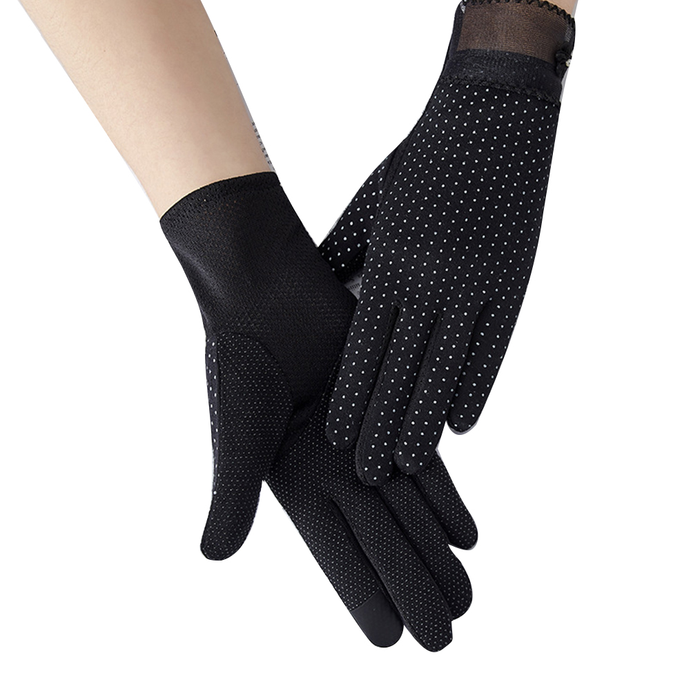 Besufy Besufy Women Gloves,Summer AntiUV Thin Lace Elastic Full