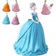 thumbnail image 3 of Girl Tissue Box Princess Figurine Tissues Dispenser With Flying Skirt, 3 of 3