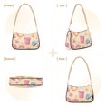 thumbnail image 7 of FORMRS Womens Shoulder Bag with Chain Strap Clutch Purse Cute Tote Handbag, Blue Beach Toys Pattern, 7 of 7