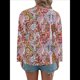 thumbnail image 2 of Blusas Casuales de Larga con Cuello en V y Estampado Bohemio para Mujer 5 Colores Mezclados XL, 2 of 7