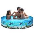 thumbnail image 1 of Graflsoa Durable PVC Kids Foldable Outdoor Pool - Eco-Friendly, No Inflation Needed, Bright Designs for Summer Fun, Multiple Sizes Available, 1 of 6