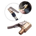 thumbnail image 6 of Tire Inflator Adapter Locking Air Chuck, Brass Locking Tire Air Chuck with Clip Adapter 7.5Mm, Quick-Connect for Compressor Pump, Hands-Free Leak-Proof, for Car Bike, 6 of 9