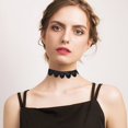 thumbnail image 3 of 8PCS Choker Set Mode Dentelle Choker Colliers Velours Ensemble pour les Femmes, 3 of 10