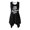 American Patriotic Print, variant on Western Desert Pattern Sleeveless Sundress, Side Pockets Asymmetric Hem Midi Dress Pleated Irregular Hem Ladies Irregular Hem Casual Dress for Holiday