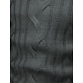 thumbnail image 5 of Mens Casual Slim Fit Pullover Sweaters Knitted Turtleneck Twisted Patterned Thermal (CMOSWL076), 5 of 6