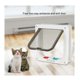thumbnail image 4 of Puerta inteligente para gatos, puerta para gatos, color blanco, 20 x 19 x 5,3 cm JAMW Sencillez, 4 of 4
