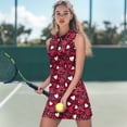 thumbnail image 4 of Uorisanigo Love Heart Golf Dress for Women Casual Relaxed Sleeveless Workout Athletic Dresses Comfortable Breathable Athletic Workout Dress Size M, 4 of 7