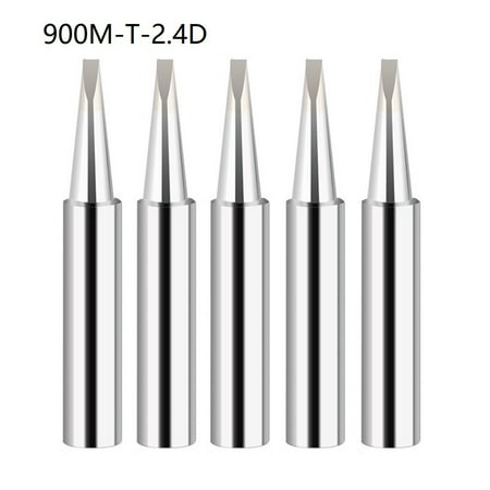 

Goodhd 5Pcs 900M-T Copper Soldering iron tips Lead-free welding solder tools
