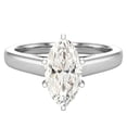 thumbnail image 5 of Diamond Engagement Ring For Women Marquise GIA Certified Solitaire 6-Prong 0.75 Carat 14K White Gold (K,I1), 5 of 7