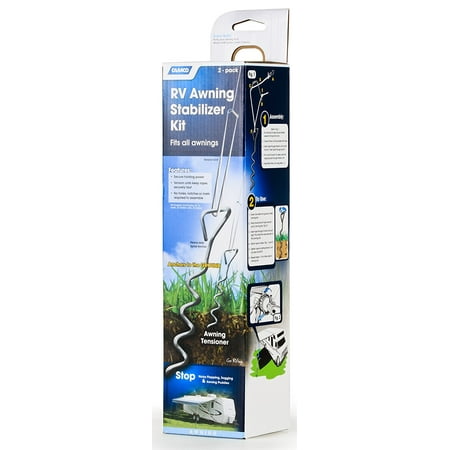 Awning Kit - 42563 RV Awning Stabilizer Kit, Secure your awning economically. By Camco From USA