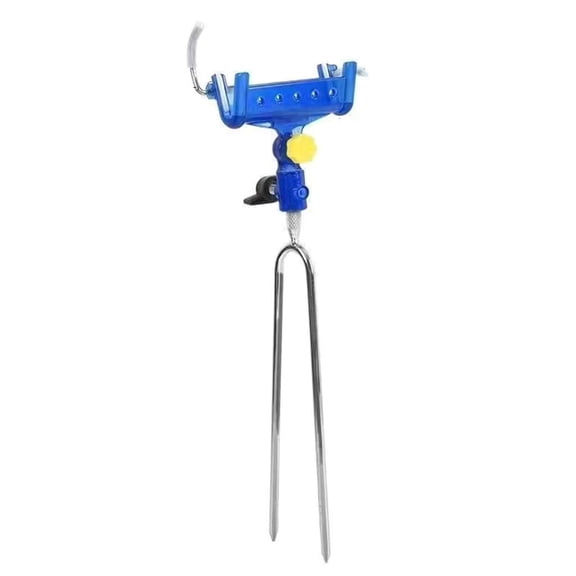 LICEWO Ground Fishings Poles Holder Self Lock Fishings Rod Stand 360Degree Adjustable Fishings Rod Holder for Beach