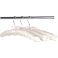 thumbnail image 3 of Durable Quality Padded Hanger, Heavy Duty Satin Covered Coat Hangers for Women's and Men's Wardrobe, No Shoulder Bump, Extra Large, Soft Plush, Anti Slip for Wedding Dress, Suits, 3 of 5