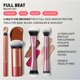 thumbnail image 3 of Set de brochas de maquillaje Real Techniques Full Beat, kit de 4 piezas, 3 of 7