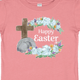thumbnail image 4 of Inktastic Happy Easter with Cross and Flowers Boys or Girls Baby T-Shirt, 4 of 5