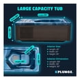 thumbnail image 6 of 69 in. 1-Person 2-Jets All-in-One Cold Plunge and Hot Tub with Built-in Chiller, Lights, and WiFi in Blue, 6 of 13