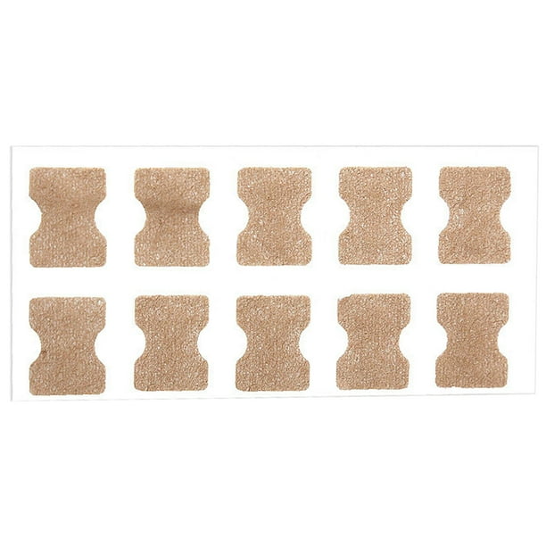 Nail Strip Anti-roll Nail Free Glue Toe Nail Corrector 10pcs Herramientas de cuidado de pedicura
