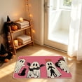 thumbnail image 6 of TanSiDing Halloween Mat, Soft Polyester Fleece Bathroom Floor Mat, Non-Slip Ghost Pattern Carpet, Decorative Entryway Rug for Spooky Home Decor 60*40cm, 6 of 6