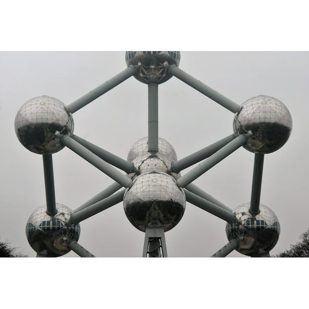blouse Prime onderwijzen Museum Building Atomium Ball Brussels Science BOL-12 Inch BY 18 Inch  Laminated Poster With Bright Colors And Vivid Imagery-Fits Perfectly In  Many Attractive Frames - Walmart.com
