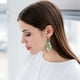 thumbnail image 4 of Pendientes de filigrana de la hoja de estilo de moda en forma de hoja Pendientes largos de lágrima colgante gota para las mujeres niñas, 4 of 5