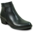 thumbnail image 1 of kozi Canada Bottillon Robe Imperméable pour Femme VENUS-2 Botte d'Automne avec Double Fermeture Éclair Noir, 1 of 7