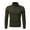 Dark green, variant on Men LYXSSBYX Fleece Pullover High Neck Solid Color Slim Long Sleeve Men's Bottoming Shirt