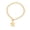 Gold-color, variant on Romance Love Symbol Clavicle Chain Star OT Clasp Pendant Necklace Iron Alloy Charm Jewelry For Daily Wear