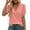 Pink, variant on Womens V Neck T Shirts Lightweight Short Sleeve Tops Casual Basic Tees Trendy Summer Shirts